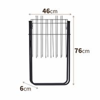 天馬 PORISH ブラック物干し タオルハンガースタンド PSBK-01 811001077 1台