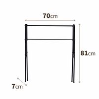 天馬 PORISH ブラック物干し タオルスタンド PSBK-03 811001079 1台