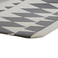 ベストコ フロアマット抗菌 防カビ 防臭 防炎 120×120cm ライトグレー ND-4582クラシオン 1個（直送品）