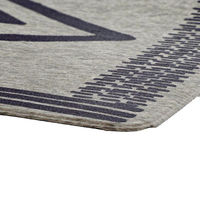 ベストコ フロアマット抗菌 防カビ 防臭 防炎 120×120cm ラムバスグレー ND-4583 クラシオン 1個（直送品）