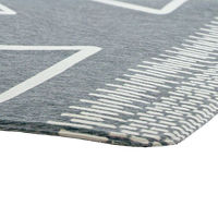 ベストコ フロアマット抗菌 防カビ 防臭 防炎 120×120cm ダークグレー ND-4584 クラシオン 1個（直送品）