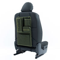 XPLUS ティッシュボックス、ペットボトル、雑誌等も収納可能なシートバックポケット(Khaki Green) 215-ZSXP005 1個（直送品）