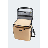 XPLUS ソフトタイプの利便性とハードタイプにも負けない保冷力を併せ持つクーラーバッグ(TAN) 215-AFXP171 1個（直送品）