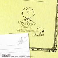 日本ノート CDノート PEANUTS スヌーピー A6 30枚 横罫 6mm チャーリー CDP10CB 1冊