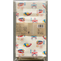 【インバウンド・海外旅客向】日繊商工 てぬぐい「東京1」/Welcomeカード付 TU719 1箱(100枚入)(1枚袋入)（直送品）