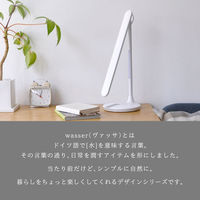 大河商事 ＬＥＤタッチ式デスクライト　ナイトライト　シンプル　３段調色調光　ホワイト wasser76-WH 1台（直送品）