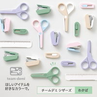 プラス はさみ チームデミ シザーズ わかば 31445 1セット(5個)