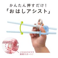 はじめておはし 右手用 りす ピンク 1膳 コンビ