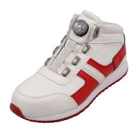 ＺＧ ZG-04 ダイヤル式セーフティーミドル 25cm ホワイト／レッド コーコス信岡 1足（直送品）