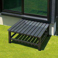 武田コーポレーション アルミ縁台9092 AL-9092GY １箱（直送品）