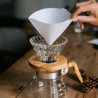 HARIO（ハリオ）ペーパーフィルター 100枚入 ホワイト 1～2杯用 V60 01 VCF-01-100WK 1個