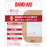 バンドエイド 超フィット Lサイズ 7枚 937307 1箱　絆創膏(ばんそうこう)