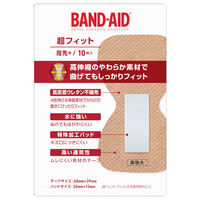 バンドエイド 超フィット 指先用 10枚 937306 1箱　絆創膏(ばんそうこう)