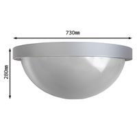 信栄物産 半球ミラー デラックス Φ730 R-70 1個（直送品）