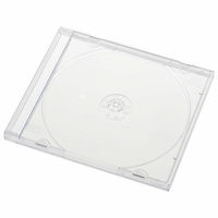 オーム電機 Blu-ray&CD&DVDケース 厚み10mm クリア 10個パック 01-7218 1個(10個パック)
