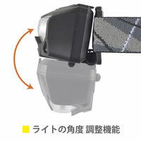 オーム電機 LEDヘッドライト センサー付 ECLAT 600ルーメン 08-0930 1個