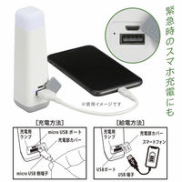 株式会社オーム電機 LEDファロスランタン USB充電式 08-1520 1個