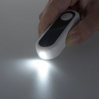 オーム電機 防犯ブザー 大音量85dB カラビナ・LEDライト付 08-4107 1個