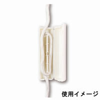 株式会社オーム電機 収納式コードアジャスター 照明用 白 09-2291 1個（直送品）