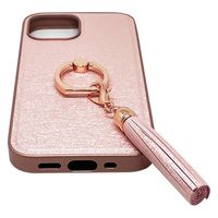 エアージェイ IPHONE 13MINIリングタッセル付シャイニー背面ケース AC-P21M-SYG PK 1個（直送品）