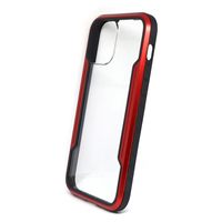 エアージェイ IPHONE 13Pro耐衝撃アルミフレームクリア背面ケース AC-P21P-PC RD 1個（直送品）