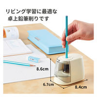 クツワ 電動鉛筆削りドッチモ ホワイト RS041WH 1個
