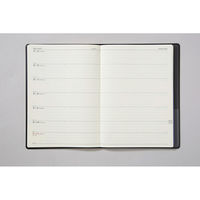 高橋書店 【2024年版】ニューダイアリー A5 片側1週間+ノート 月曜始まり 黒 86 1冊（直送品）