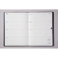 高橋書店 【2024年版】デスクダイアリー A5 見開き1週間 月曜始まり 黒 60 1冊（直送品）