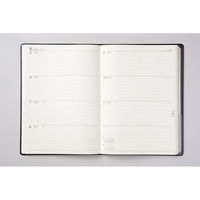 高橋書店 【2024年版】デスクダイアリー A5 見開き1週間 月曜始まり 黒 53 1冊（直送品）