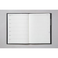 高橋書店 【2024年版】デスクダイアリーセッテ A5 片側1週間+ノート 月曜始まり 黒 473 1冊（直送品）