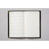 高橋書店 【2024年版】ニューダイアリーアルファ1 手帳判 片側1週間+ノート 月曜始まり 黒 99 1冊（直送品）