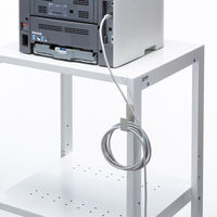 サンワサプライ ケーブルフック(2個セット・ライトグレー) RAC-CF3TLG 1個