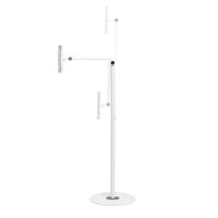 サンワサプライ タブレット用フロアスタンド(ホワイト) MR-TABST21W 1個