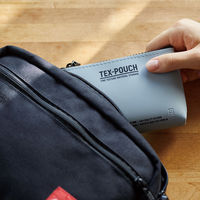 キングジム テクスポーチ ミニ シリコン ポーチ カーキ TXP200-KH 1個