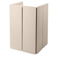 サンワサプライ パーティションブース 増結用パネル 幅500×奥行30×高さ1600mm ベージュ SPT-PB002PNBG 1台（直送品）