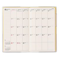 【2024年版】NOLTY マンスリー スリム 日曜始まり イエロー 2723 1冊 日本能率協会マネジメントセンター（直送品）