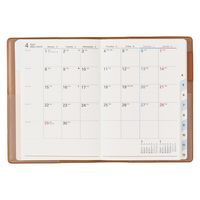 【2024年版】NOLTY キャレル A6 バーチカル2 月曜始まり キャメル 2027 1冊 日本能率協会マネジメントセンター（直送品）