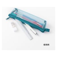 デザインフィル メッシュペンケース 青 41831006 1個