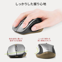 サンワサプライ ダイレクト：静音Bluetooth 5.0 ブルーLEDマウス（5ボタン） 400-MABT159NV 1個（直送品）