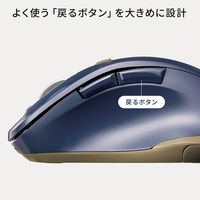 サンワサプライ ダイレクト:静音ワイヤレスType-CブルーLEDマウス 400-MAWC159S 1個（直送品）