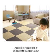 富双合成 剥がせるフロアパネル トウ(ベージュ) 45×45cm 4枚入 PTT10 1セット(8枚:4枚×2セット)（直送品）