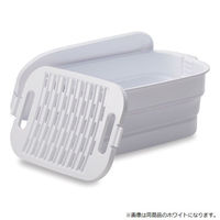 伊勢藤 折りたためるつけ置き洗いバケツ グレー I-617 1セット(1個×2)