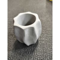 エコー金属 セメント鉢 ミニ縦ライン 1506-752 1個