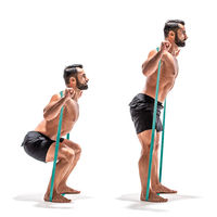 サクライ貿易 トレーニング器具 筋肉質バンド ペールブルー 54155 1セット(1個入)（直送品）