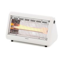 YAMAZEN 電気ストーブ あしもとあったかストーブ DS-F044(W) 1台