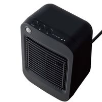 TOPLAND コンパクトセラミックヒーター 600W ブラック SC-CH63 BK 1台