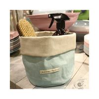 杉田エース Borgo Delle Tovaglieブレッドバスケット ライトブルー&ライトベージュ CXI955511 1枚（直送品）