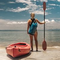 エスコ φ250x400mm/25L ロールトップバッグ(防水/ブルー) EA927GA-2A 1セット(2個)（直送品）