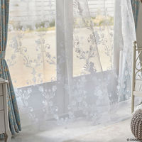 スミノエ プリンセス レースカーテン ディズニー クラッシックビューティボイル 1800×1440mm ホワイト １セット(2枚入)（直送品）