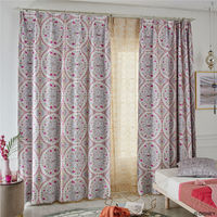 スミノエ プリンセス カーテン ディズニー マジックランプ 2500×1050mm ピンク １セット(2枚入)（直送品）